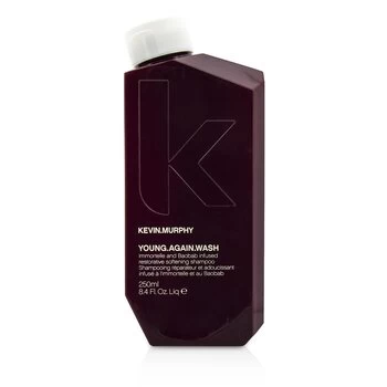Image of Kevin.MurphyYoung.Again.Wash (Immortelle and Baobab Infused Restorative Softening Shampoo - To Dry Brittle Hair) 250ml/8.4oz