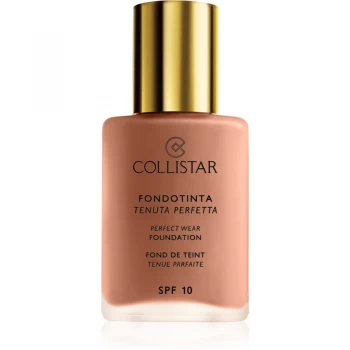 Image of Collistar Perfect Wear Foundation Liquid Waterproof Foundation SPF 10 Shade 5 Cappuccino 30ml