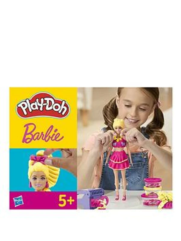 Image of Play-Doh Barbie Ruffles and Bows Doll Set PD Barbie Ruffles