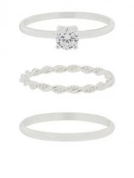 Image of Accessorize St Sparkle Ring Set