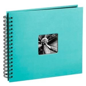 Image of Hama Fine Art Spiral Bound Album, 28 x 24 cm, 50 Black pages, turquoise