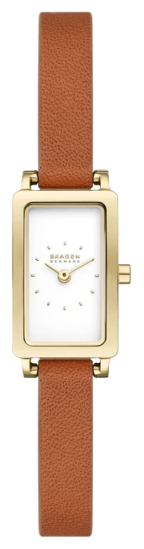 Image of Skagen SKW3149 Hagen Micro Tan Leather Strap Watch - W06325