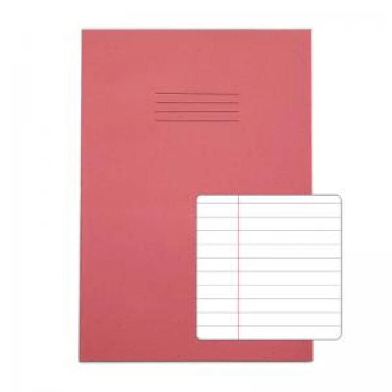 Image of RHINO A4 Exercise Book 64 Page, Pink, F8M (Pack of 50)