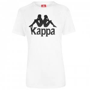 Image of Kappa Estessi T Shirt - White/Black