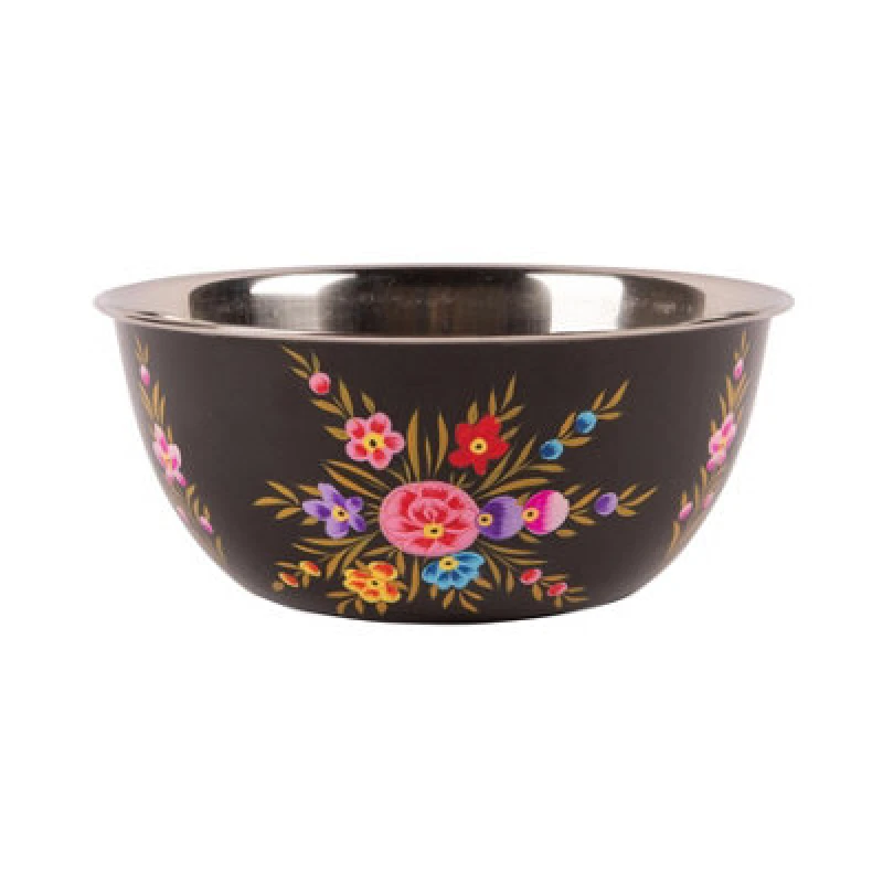 Image of Billycan Picnic Bowl - 21.5Cm - Carbon Pansy
