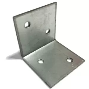Image of Angle Corner Bracket Metal Wide Zinc Plated Repair Brace Strong - Size 40x40x40x2mm - Pack of 1