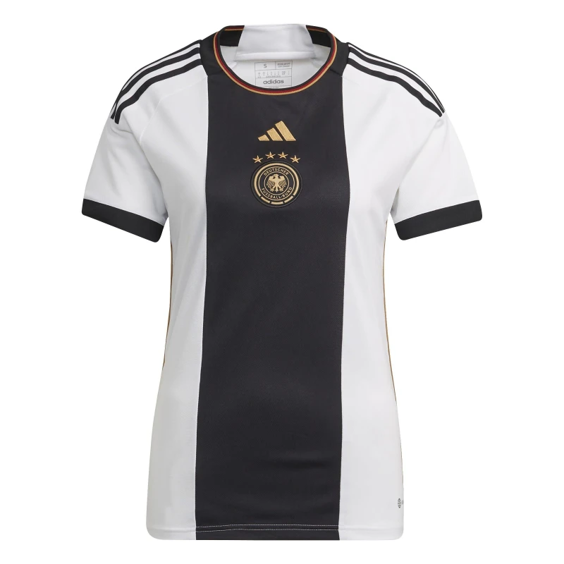Image of adidas Germany Home Shirt 2022 Womens - White White M