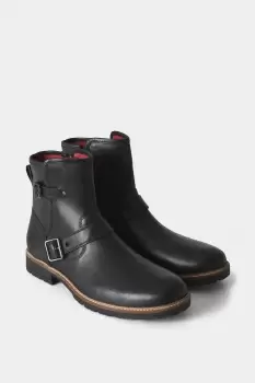 Image of Leather Chelsea Style Biker Boots