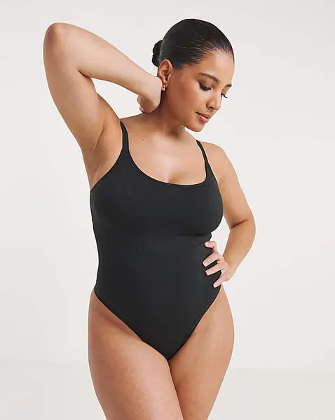 Image of Boux Avenue Boux Avenue Thong Contour Body Black Female Large DD-G QV59307