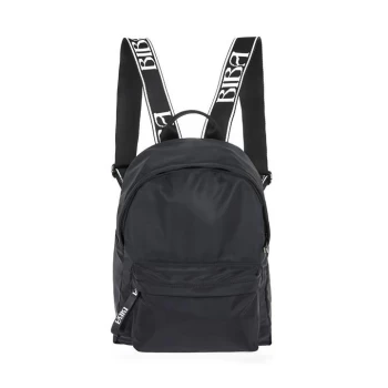 Image of Biba BIBA Branded Nylon Backpack - Black