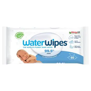 Image of Waterwipes Sensitive Newborn Biodegraable Baby Wipes 60 Pk