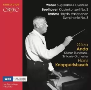 Image of Weber Euryanthe-Ouverture/Beethoven Klavierkonzert No 3/ by Carl Maria von Weber CD Album