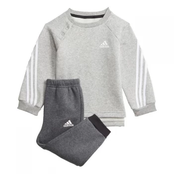 Image of adidas Future Icons 3-Stripes Jogger Kids - Medium Grey Heather / White