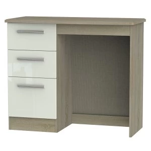 Image of Robert Dyas Kirkhill Ready Assembled Dressing Table - Taupe Cedar