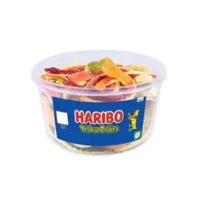 Image of Haribo Yellow Bellies Snakes Sweets Drum 768g 09690