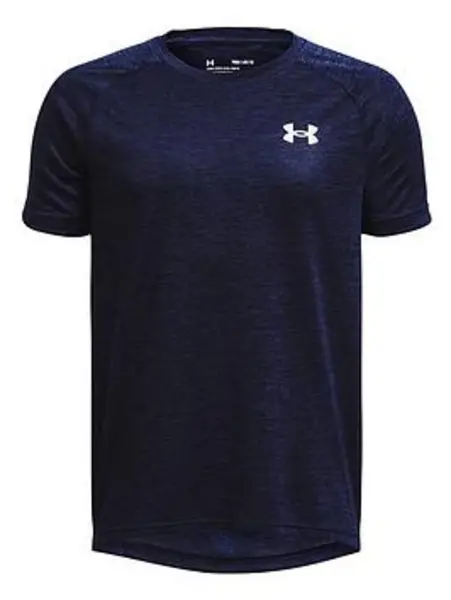 Image of Under Armour Older Boys Tech 2.0 Short Sleeve T-Shirt - Navy, Size XL=13-15 Years Navy VDO4W Unisex XL=13-15 YEARS