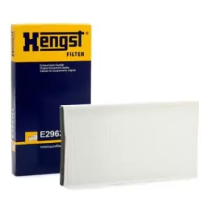 Image of HENGST FILTER Pollen filter E2963LI Filter, interior air,Cabin filter BMW,5 Limousine (E60),5 Touring (E61),6 Coupe (E63),6 Cabrio (E64)