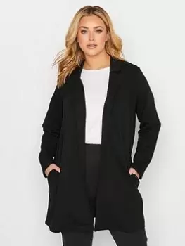 Image of Yours Blazer Jacket - Black, Size 18, Women
