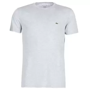 Image of Lacoste TH6709 mens T shirt in Grey - Sizes EU S,EU XS,EU L,EU M,EU XL,EU XXL