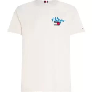 Image of Tommy Hilfiger Hilfiger Painted Graphic Tee - Beige