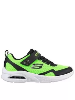 Image of Skechers Microspec Max Trainer, Green, Size 1.5 Older