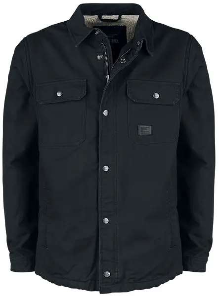 Image of Vintage Industries Dean Sherpa Between-seasons Jacket Black S Men