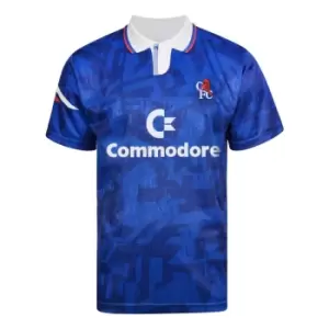 Image of Score Draw Chelsea 1992 Retro Football Shirt