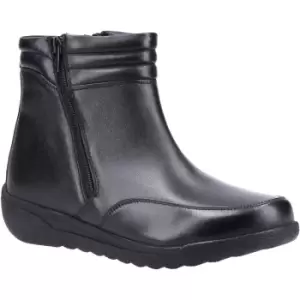 Image of Fleet & Foster Womens Morocco Twin Zip Leather Ankle Boots UK Size 5 (EU 38)