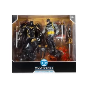 Image of Batman vs Azrael Batman Armor (DC Multiverse) 2pk 7" Action Figures