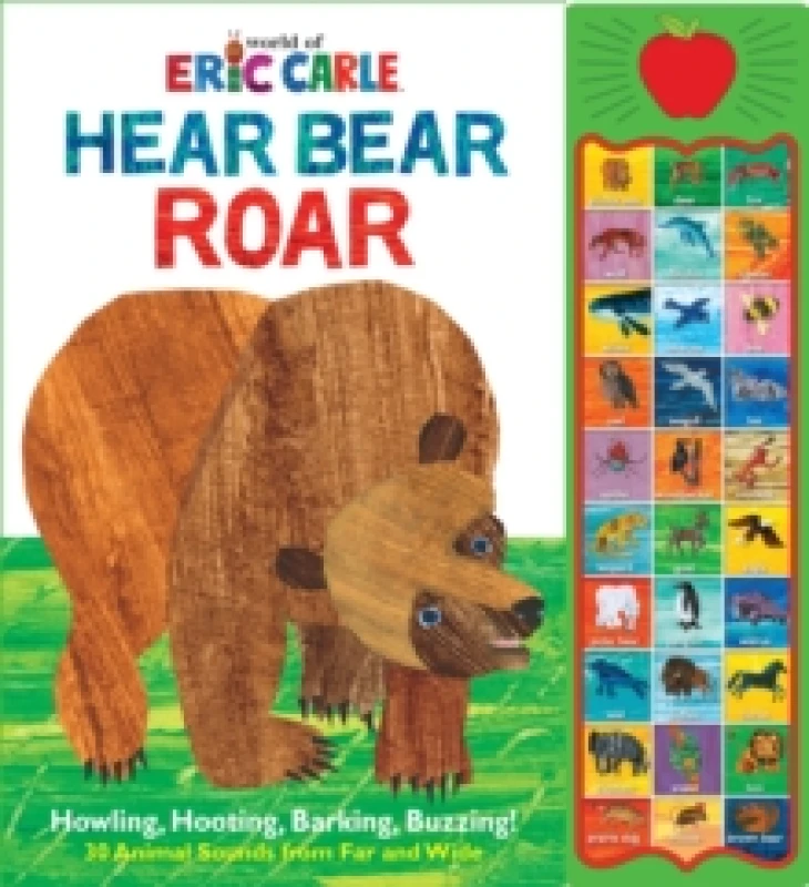 Image of world of eric carle hear bear roar 30 button animal sound book great for fi 9781450874779