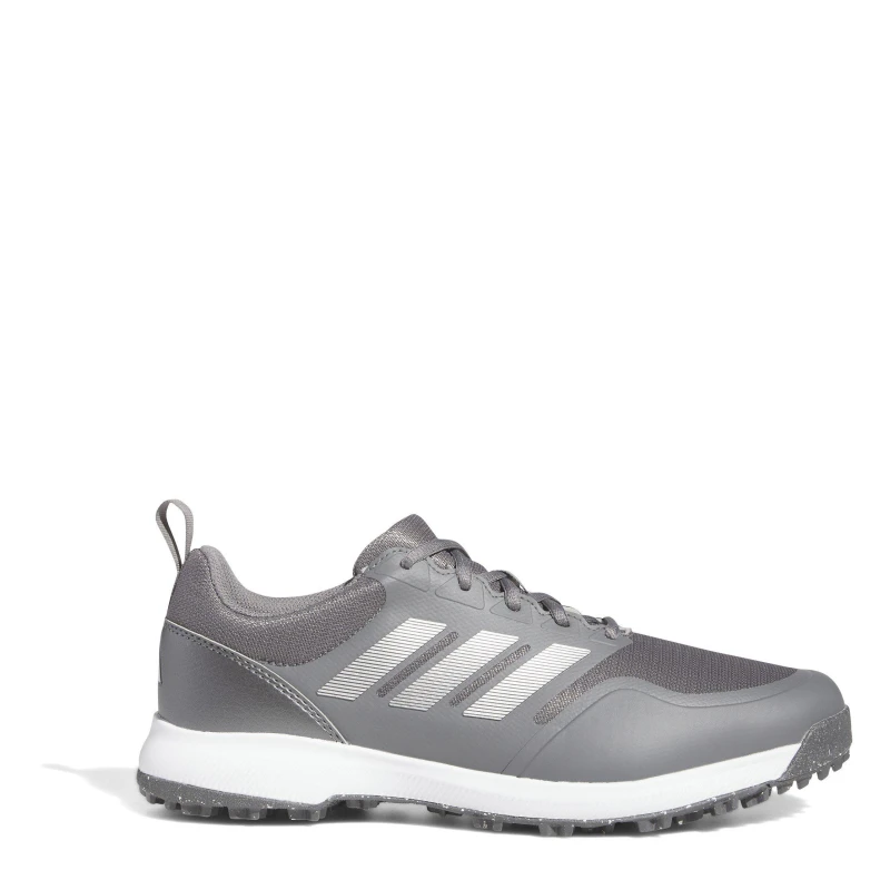 Image of adidas Tech Response Spikeless Golf Shoes - Grey Grey 7