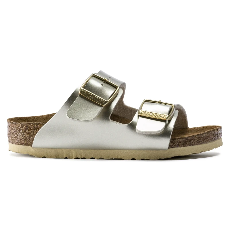 Image of Birkenstock Children's sandals Birkenstock Arizona Kids BF Electric Argente Male 30 Etroit