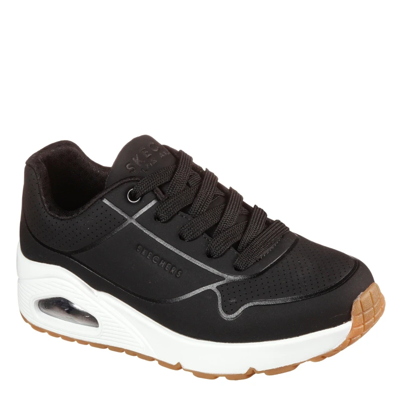 Image of Skechers Uno Stand On Air Trainers Junior Black/White male C10 (27.5)