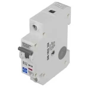 Image of Lewden 32A Single Pole 6kA B Curve MCB - G06-32