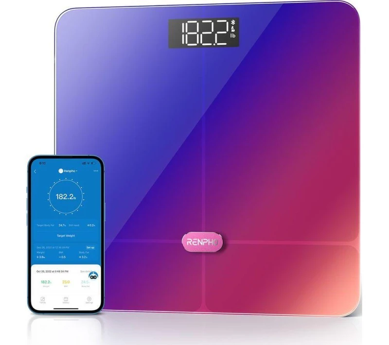Image of RENPHO Elis 2 Smart Body Scale - Red & Pink, Blue,Red,Pink 4897122200199
