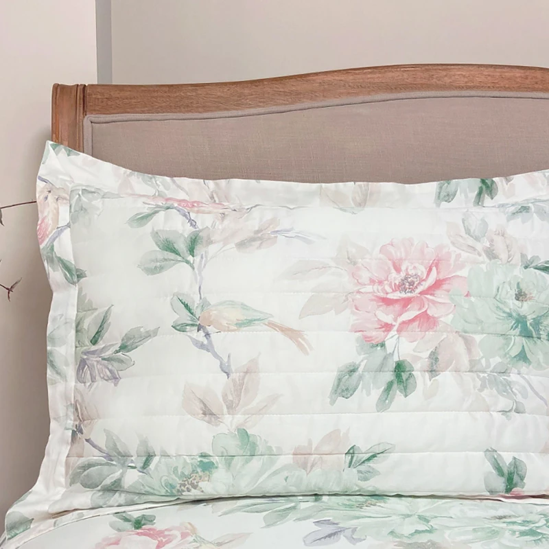 Image of Appletree 'Campion' 100% Cotton Pillowsham Green