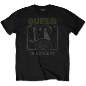 Image of Queen - In Concert Unisex Medium T-Shirt - Black