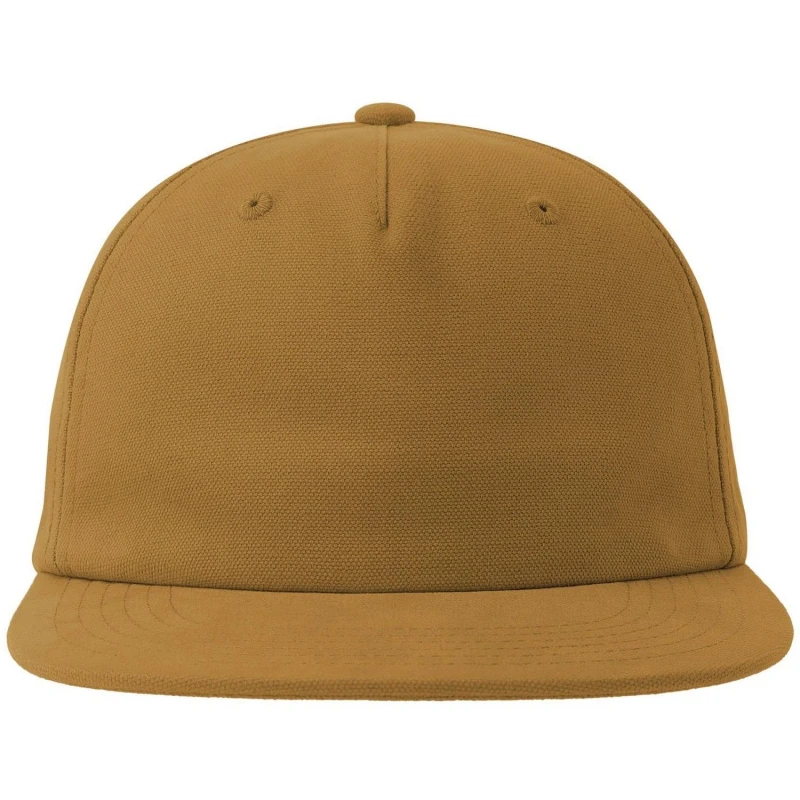 Image of Atlantis Atlantis Men Cruz 5 Panel Snapback Cap in Mustard Mustard One Size Male 5063527553263