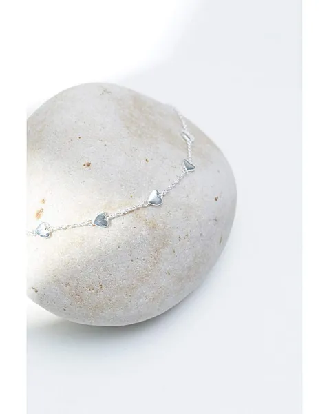 Image of Simply Silver Polished Station Bracelet