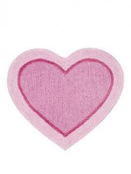 Image of Catherine Lansfield Heart Shaped Rug