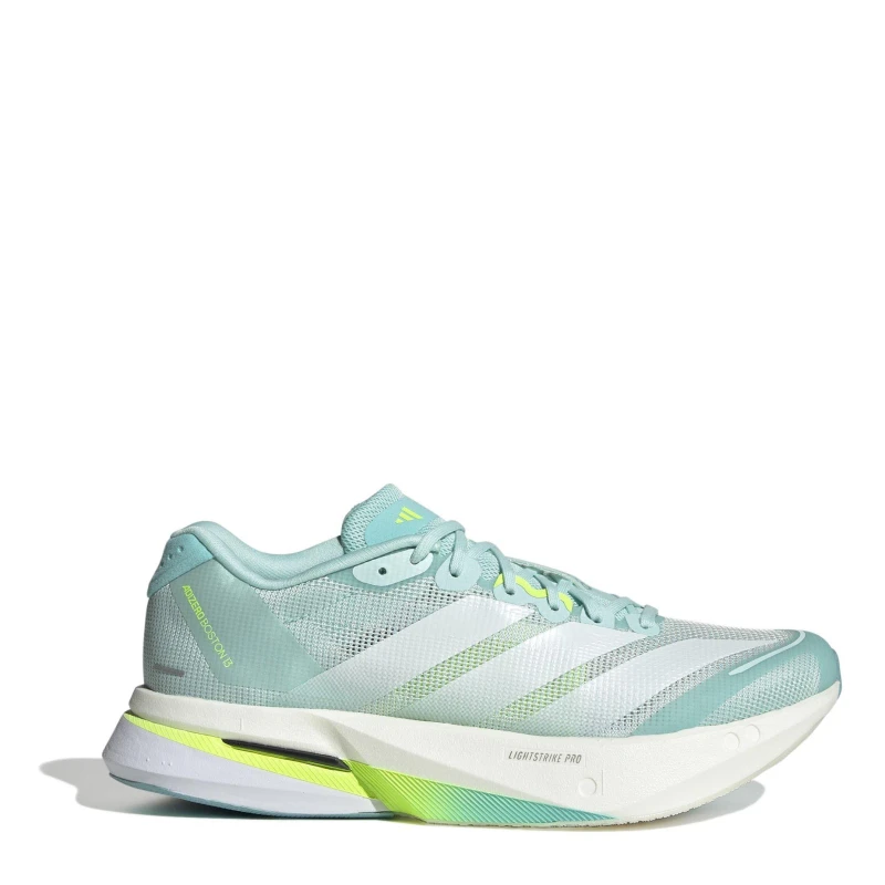 Image of adidas Adizero Boston 13 Road Running Shoes Womens Flash Aqua female 7 (40.7)
