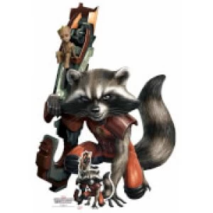 Image of Marvel Guardians of the Galaxy - Rocket Lifesized Cardboard Cut Out
