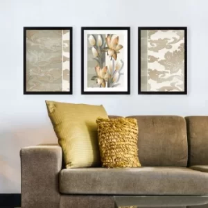 Image of SET_056 Multicolor Decorative Framed Painting (3 Pieces)