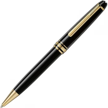 Image of Mont Blanc - Meisterstuck Gold-coated Classique Ballpoint Pen - Ballpoint Pens - Black