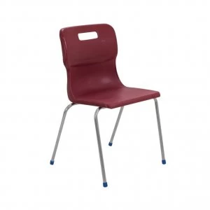 Image of TC Office Titan 4 Leg Chair Size 6, Burgundy