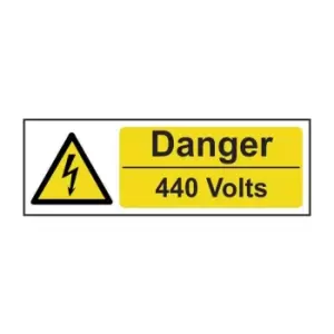 Image of Danger 440 Volts - RPVC (600 x 200mm)