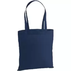 Image of Premium Cotton Tote Bag (One Size) (French Navy) - Westford Mill