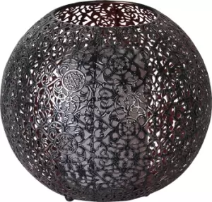 Image of Solar LED Flame Effect Table Light