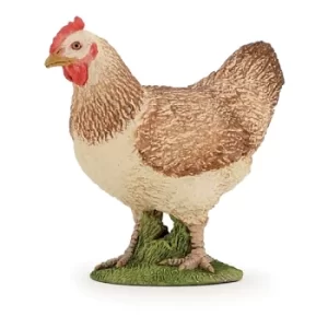 Image of PAPO Farmyard Friends Red Hen Toy Figure, Three Years or Above, Multi-colour (51159)