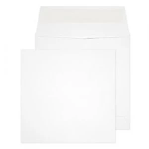 Image of PREMIUM Optima Card Board Back Envelopes CD Peel & Seal 165 x 165mm Plain 210 gsm Ultra White Pack of 250